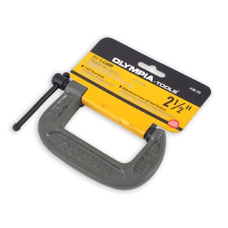 Olympia Tools 2-1/2" X 1-3/8" C-Clamp 38-125